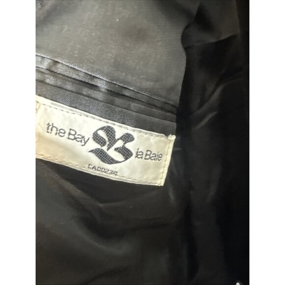 Harris Tweed 44R Sport Coat Herringbone Gray Hand Woven Scotland 100% Wool - Picture 8 of 8